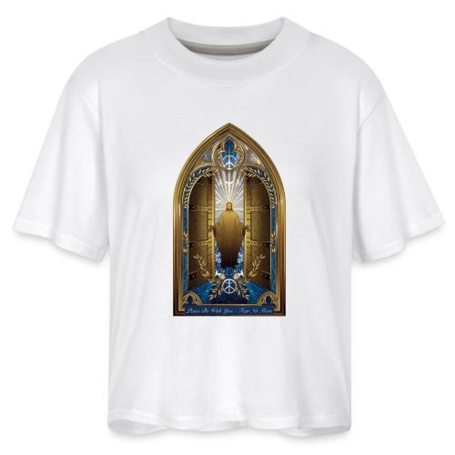 Easter Peace Be With You Locked Doors T Shirt,Gift - Women's Boxy Tee