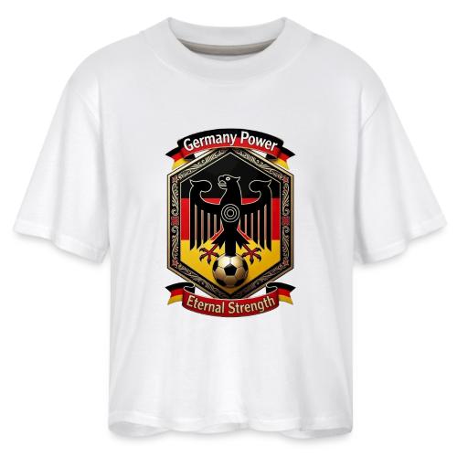 Germany Eagle Power T-Shirt, Flag Pride Gift - Women's Boxy Tee