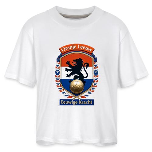 Netherlands Lion Premium T-Shirt, Dutch Flag Gift - Women's Boxy Tee