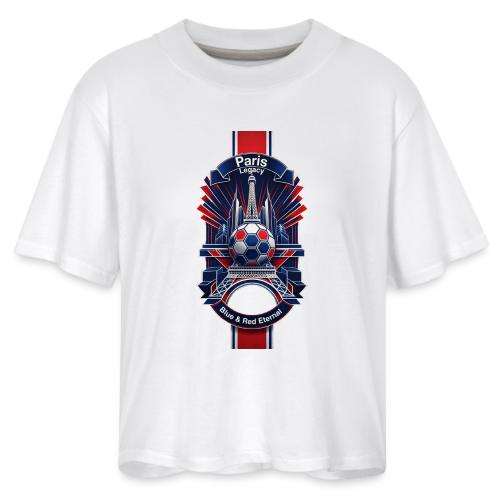 Paris Tower Legacy T Shirt, Soccer City Pride Gift - Women's Boxy Tee