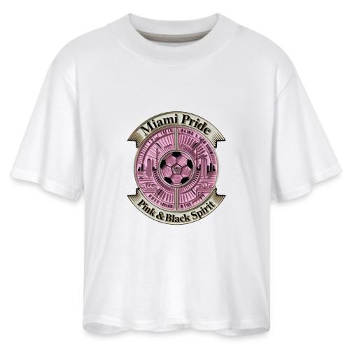 Miami Pride T Shirt, Soccer City Pride Gift - Women's Boxy Tee