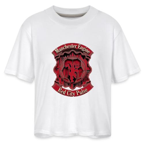 Red Manchester T Shirt, Red Soccer City Pride Gift - Women's Boxy Tee