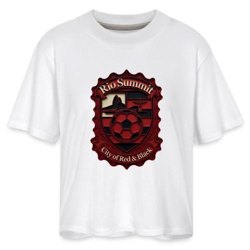 Flamengo Scarlet Summit T-Shirt, Football Gift - Women's Boxy Tee