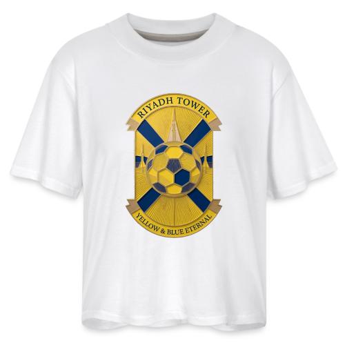 Riyadh Tower T Shirt, Football City Pride Gift - Women's Boxy Tee