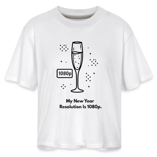 My New Year Resolution Is 1080p T-Shirt - Women's Boxy Tee
