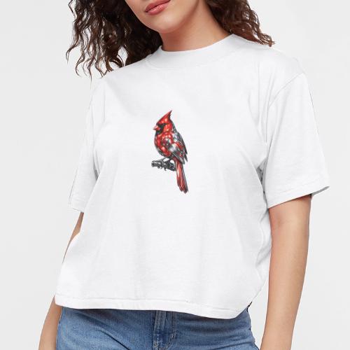 Silver Cardinal - Women's Boxy Tee
