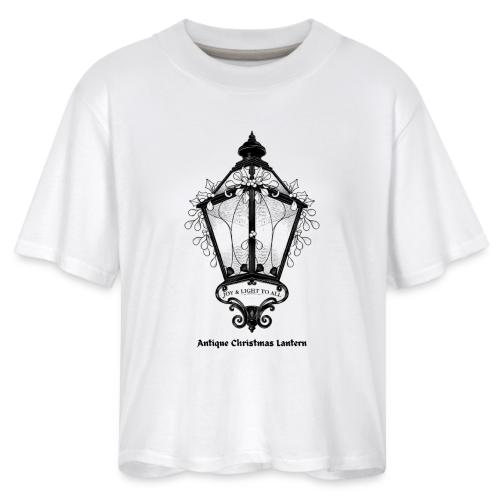 Antique Christmas Lantern T-Shirt - Women's Boxy Tee