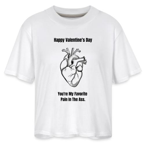 I'm Glad I Swiped Right T-Shirt | Funny Valentine - Women's Boxy Tee