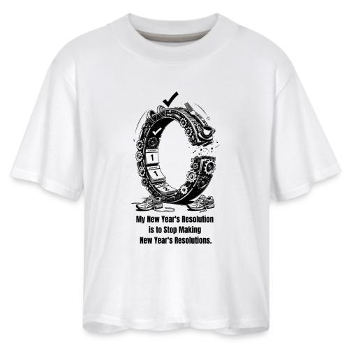 The Resolution Loop - Sarcastic New Year's T-Shirt - Women's Boxy Tee