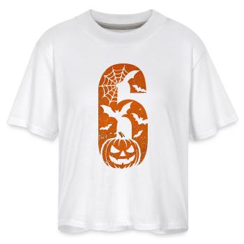 Fun 67 Number 6-7 6 7 Matching Halloween Six Seven - Women's Boxy Tee - white - Front