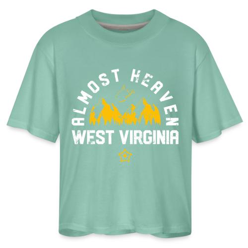 almost heaven png - Women's Boxy Tee