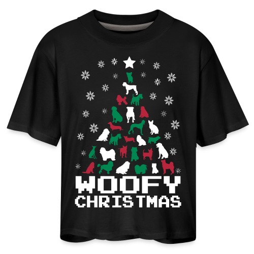 Woofy Christmas Tree - Women's Boxy Tee