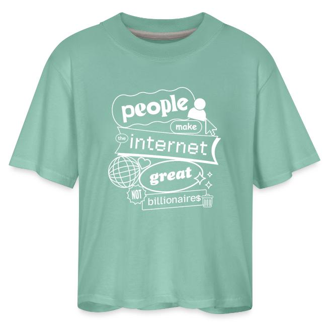 People Make the Interet Great - Blobby White