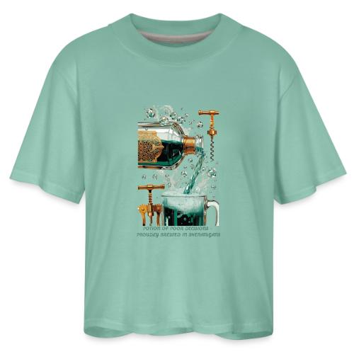 Potion of Poor Decisions Bottle Graphic Tee - Women's Boxy Tee