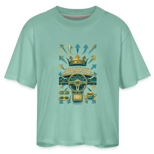 Backseat Driver T Shirt, Funny Dad Gift - Women's Boxy Tee