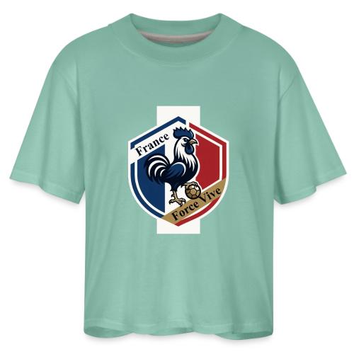 France Rooster T-Shirt, Bleu-Blanc-Rouge gift - Women's Boxy Tee