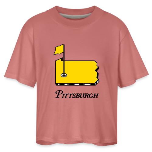 Pittsburgh Golf: Hometahn - Women's Boxy Tee