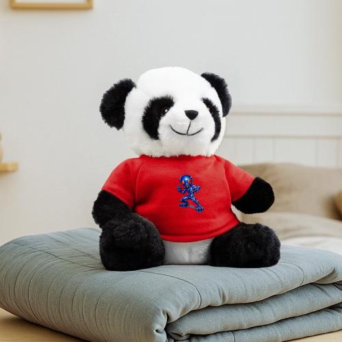 Angry Blue Alien - Panda Bear