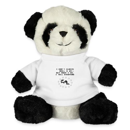 I Don't Always Roll a 20 D&D T-Shirt | Retro 8-Bit - Panda Bear