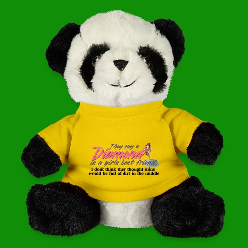 Softball Diamond is a girls Best Friend - Panda Bear