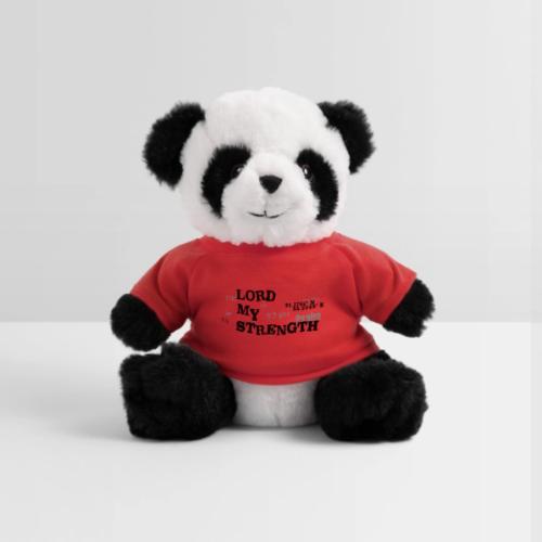 Psalm 28:7 - The Lord is My strength Eng/Hebrew - Panda Bear