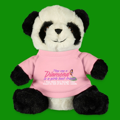 Softball Diamond is a girls Best Friend - Panda Bear