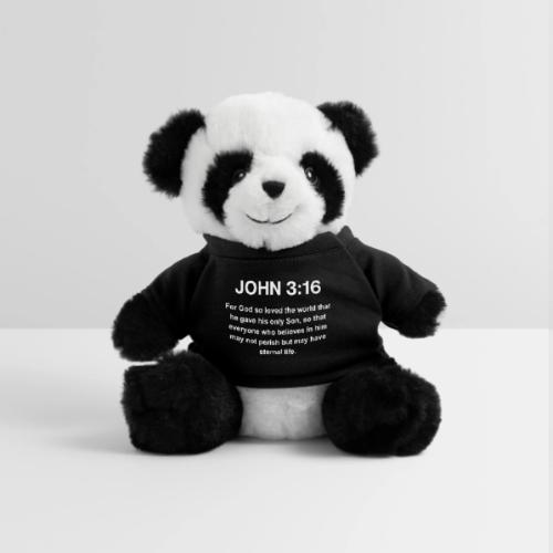 John 3:16 Christian Apparel – White - Panda Bear