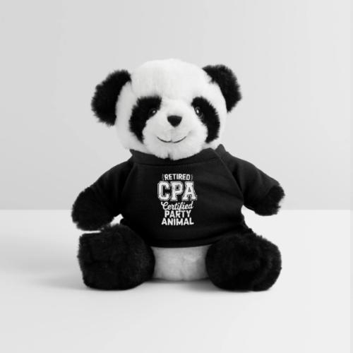 Retired CPA Party Animal Vintage - Panda Bear