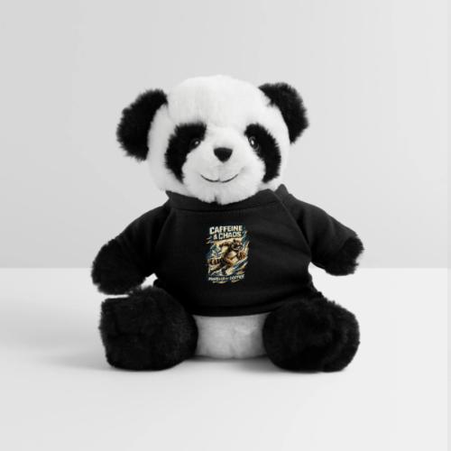 Funny Caffeine Chaos Raccoon Coffee Lover Morning - Panda Bear