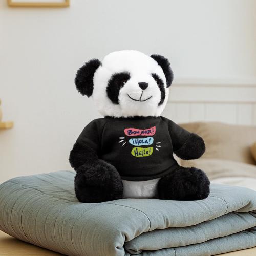 Bonjour Hola Hello Shirts - Panda Bear