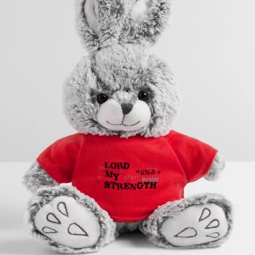 Psalm 28:7 - The Lord is My strength Eng/Hebrew - Rabbit