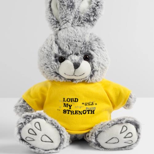 Psalm 28:7 - The Lord is My strength Eng/Hebrew - Rabbit