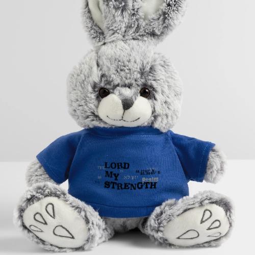 Psalm 28:7 - The Lord is My strength Eng/Hebrew - Rabbit