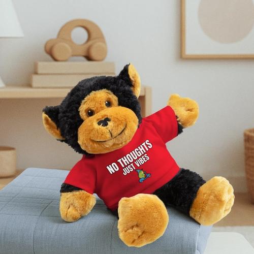 No Thoughts Just Vibes Funny Frog Shirt - Monkey