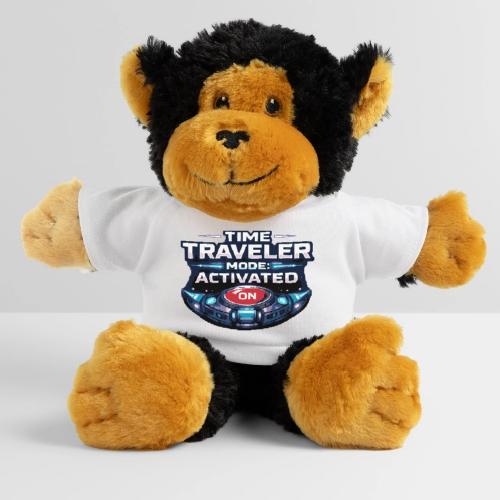 Time Traveler Mode – Futuristic Neon Sci-Fi Tee - Monkey