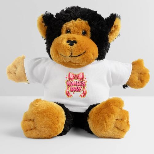 Cute Pink Bow Women’s Day Feminist Symbol - Monkey