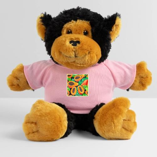 Papaya and Leaves Fresh Pattern - Monkey