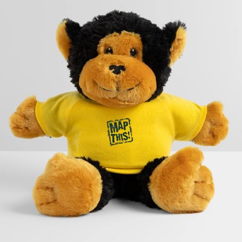 MapThis! Black Stamp Logo - Monkey