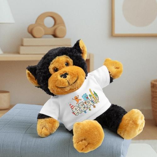 Whimsical READ Kids Cartoon - Monkey