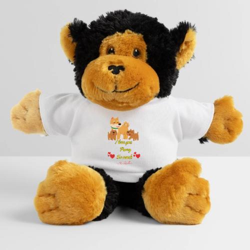 Cute Dog Family Love – “I Love You Purry So much - Monkey