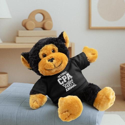 Retired CPA Party Animal Vintage - Monkey