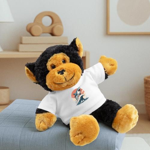 Fierce Shark Breaking Through Waves - Monkey