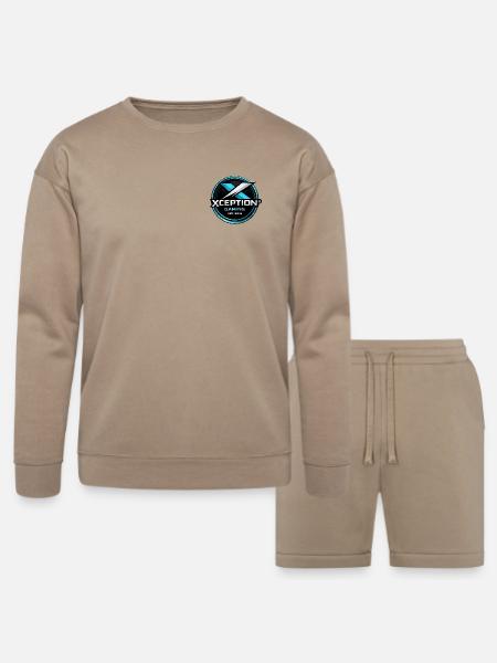 Xception Gaming Cyan - Bella + Canvas Unisex Sweatshirt & Short Set - tan