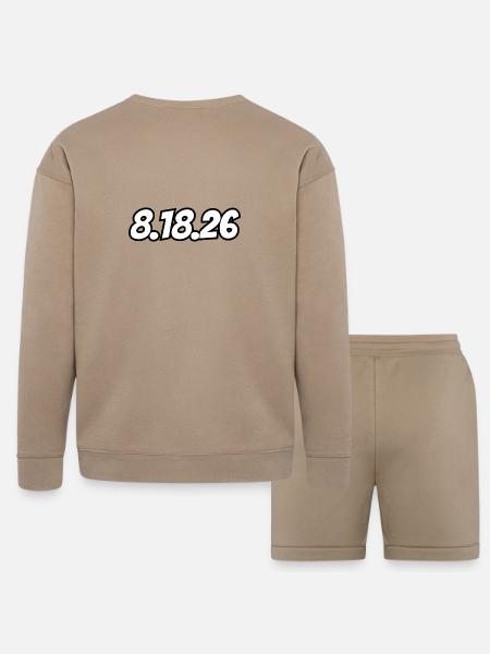 25K on 8.18.26 - Bella + Canvas Unisex Sweatshirt & Short Set - tan