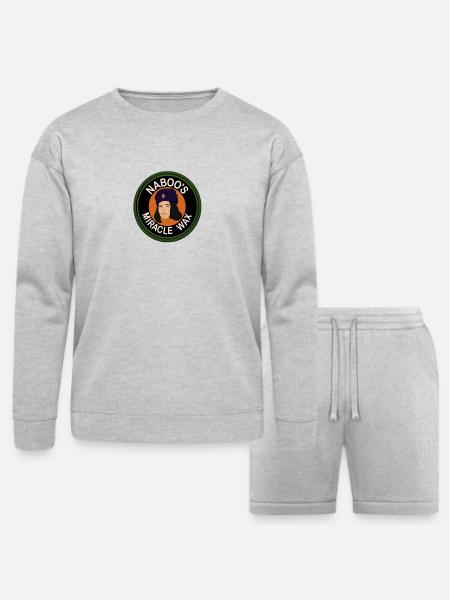Naboo's Miracle Wax - Bella + Canvas Unisex Sweatshirt & Short Set - heather gray