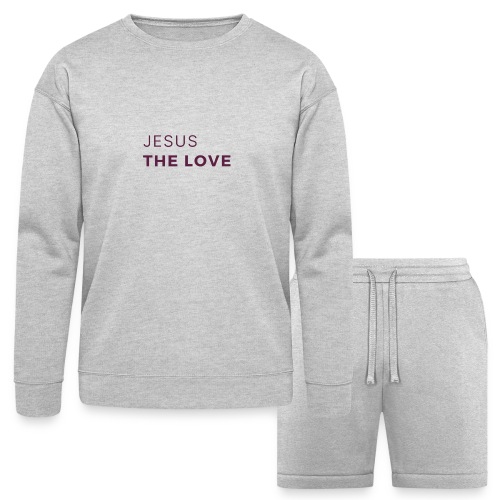 Jesus The Love - Bella + Canvas Unisex Sweatshirt & Short Set