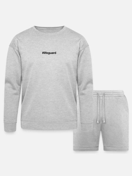 LIFEGUARD - Bella + Canvas Unisex Sweatshirt & Short Set - heather gray