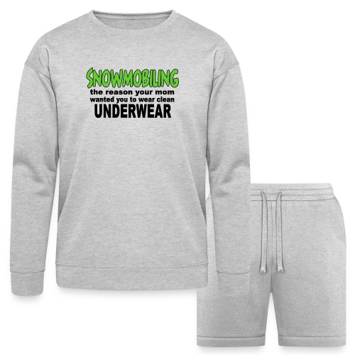 Snowmobiling Underwear - Bella + Canvas Unisex Sweatshirt & Short Set