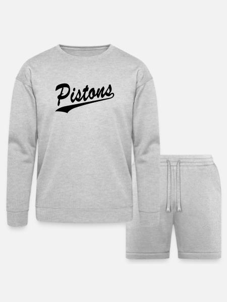 Pistons - Bella + Canvas Unisex Sweatshirt & Short Set - heather gray