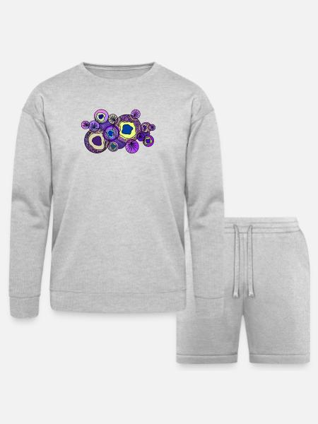 Ornament - Bella + Canvas Unisex Sweatshirt & Short Set - heather gray
